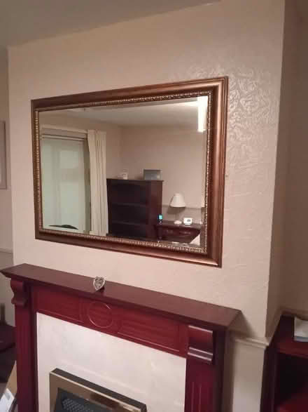 Photo of free Small table 2 chairs and mirror (Dukinfield) #2