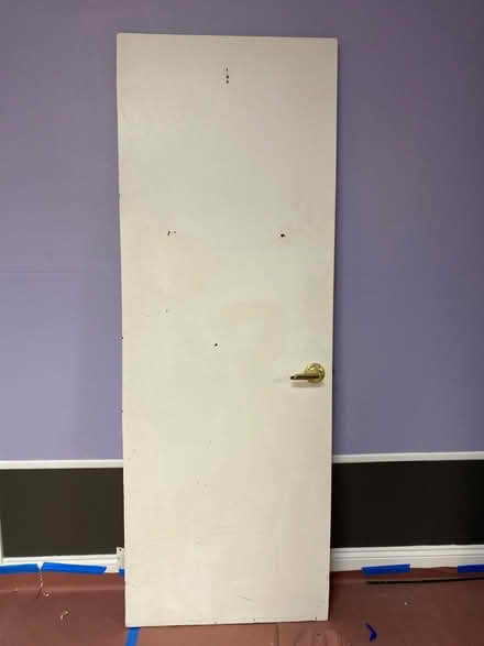 Photo of free CURBSIDE ALWRT! Wood door (Lyndhurst, NJ) #1