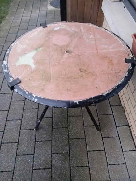 Photo of free Garden table (Swords) #1