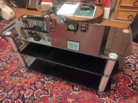 Photo of free Glass TV stand (PR1) #1