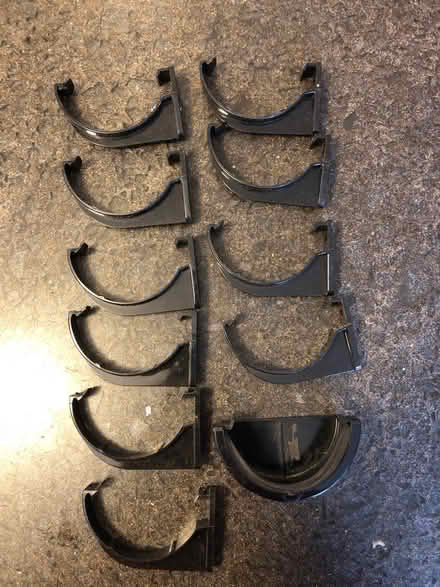 Photo of free 76mm gutter clips & 1 gutter end (South Wimbledon SW19) #1