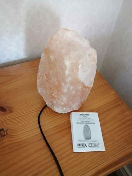 Photo of free Himalayan Salt Crystal Lamp (Stroud GL5) #1