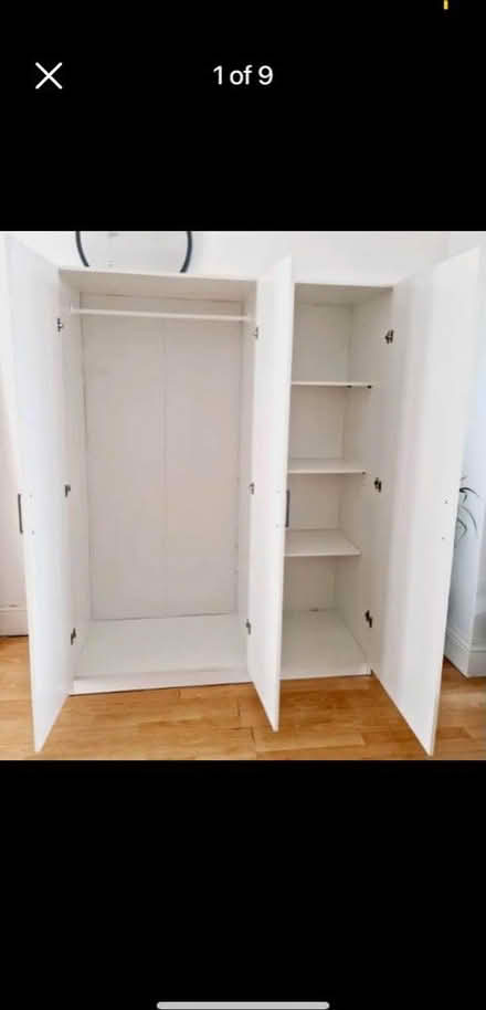 Photo of free IKEA Wardrobe Dombas (SE18 Charlton/Woolwich) #1