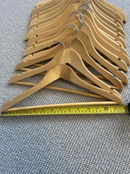 Photo of free Kid size wooden clothes hangers (Herne Hill SE24) #1