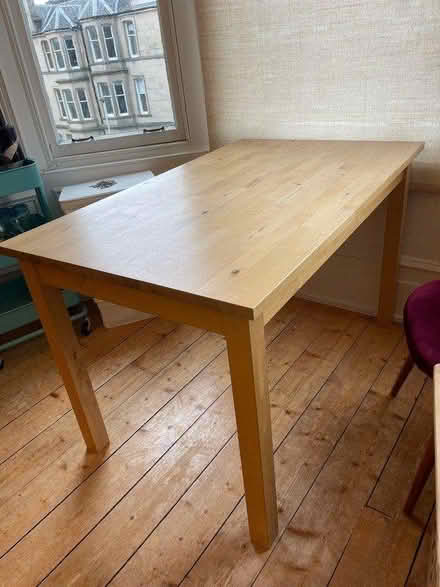 Photo of free Good quality pinewood table (Comely bank EH4) #2