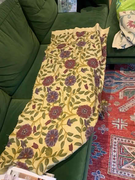 Photo of free Embroidered fabric remnants (Acton W3) #3