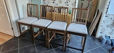 Photo of free Tall Bar Stools with backrest. IKEA (East Grinstead. RH19) #2