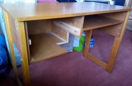 Photo of free Wooden original PC desk (Totnes TQ9) #1