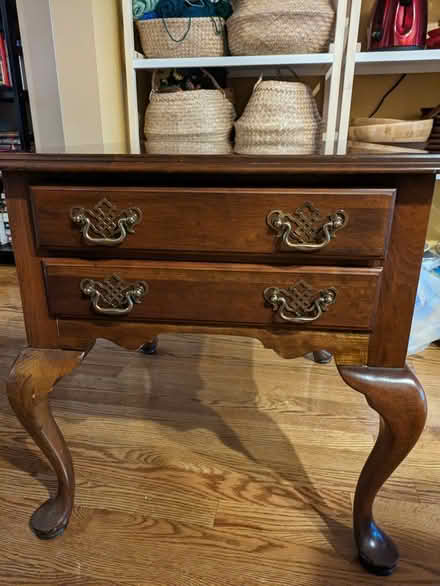 Photo of free Wooden end table (Anacostia) #1