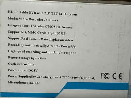 Photo of free HD Portable DVR (Toa Payoh) #2