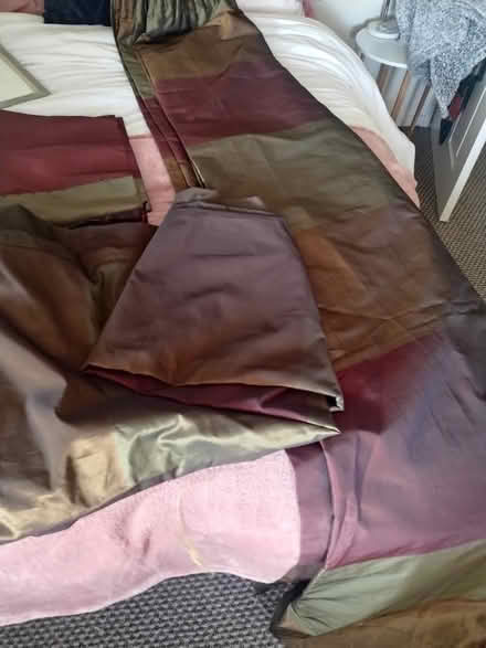 Photo of free Long curtains and cushion covers (Shard End B34) #2