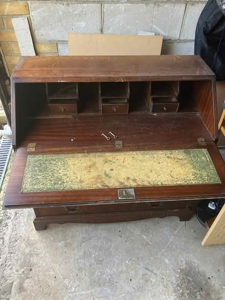 Photo of free Desk, wood veneer (Kingsdown near Deal, Kent) #1