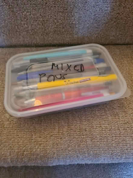 Photo of free A box of mixed pens (East Dulwich) #3