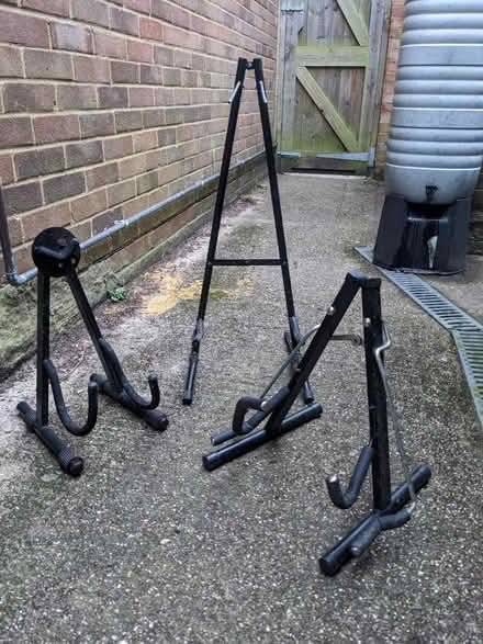 Photo of free 3 x guitar stands (Whitchurch-on-Thames RG8) #4