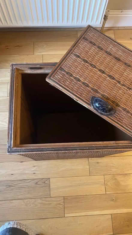 Photo of free Wicker Clothes Laundry Basket (Quinton B32) #1