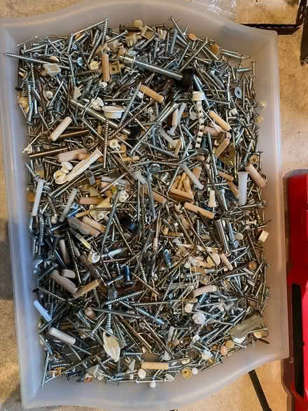 Photo of free Mix of screws, dowels and bits (BA2 5) #1
