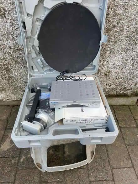 Photo of free Portable satellite TV receiver 12v & 240 volt in case (Gatebeck LA8) #1