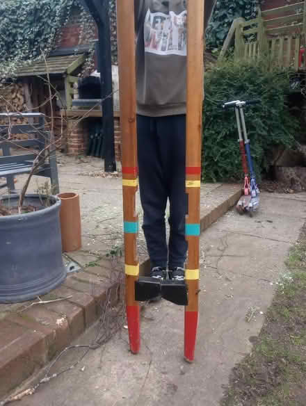 Photo of free Adjustable wooden stilts (Stoughton GU2) #1