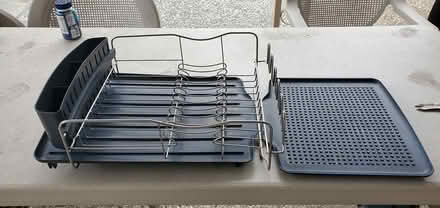Photo of free Kitchen sink drainer w steel rack (near cupertino library) #1