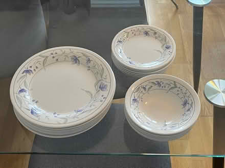 Photo of free Full plate and bowl set (Duffel House, Vauxhall) #1
