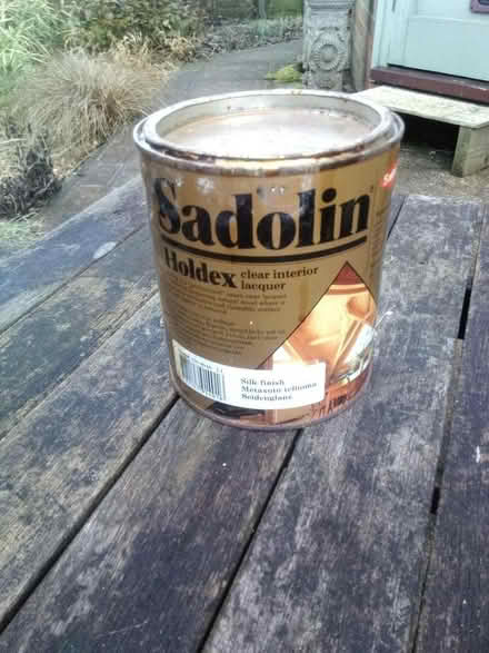 Photo of free Sadolin interior lacquer. (Great Missenden HP16) #1