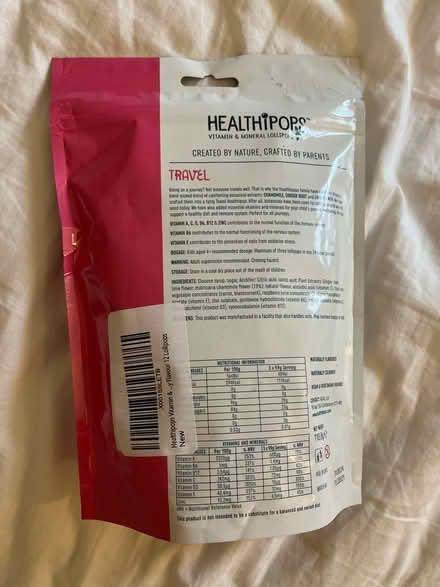 Photo of free Healthipops travel aids (SE1) #2