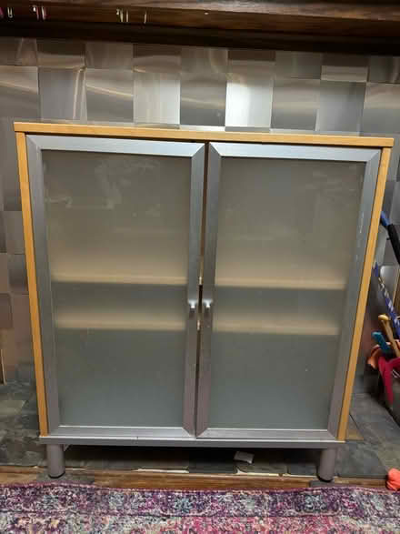 Photo of free Birch veneer ikea cabinet (Northwood - Hopatcong) #1