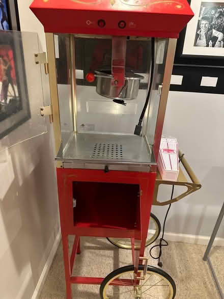 Photo of free Popcorn machine and stand (1 block from Dominion HS) #2
