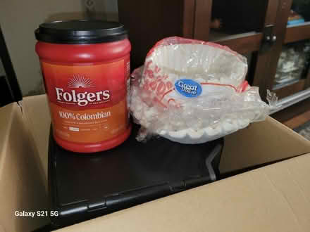 Photo of free coffee pot, filters and coffee (S Everett) #3