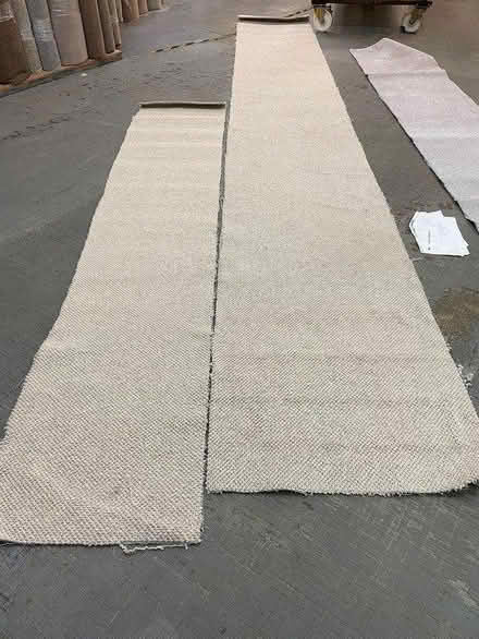 Photo of free 2x beige wool carpet off cuts (Tooting, SW17 9) #2