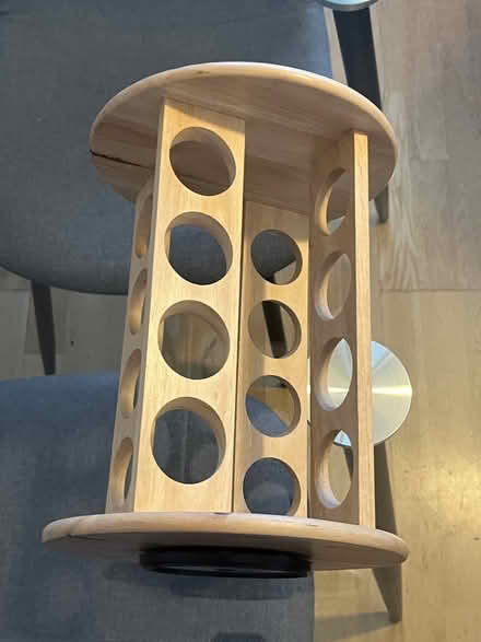 Photo of free Hardwood rotating spice rack (Duffel House, Vauxhall) #2