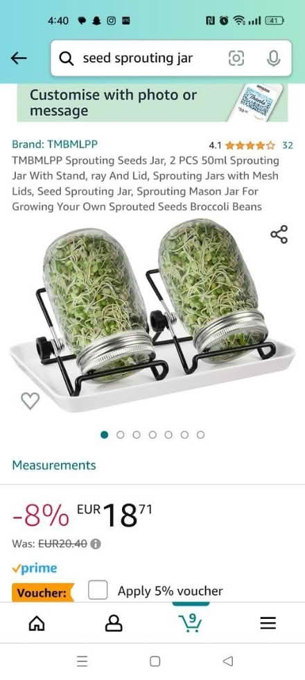 Photo of free Seed sprouting jars (Briarhill) #1