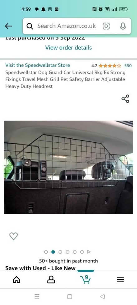 Photo of free Dog cage barrier (Briarhill) #3