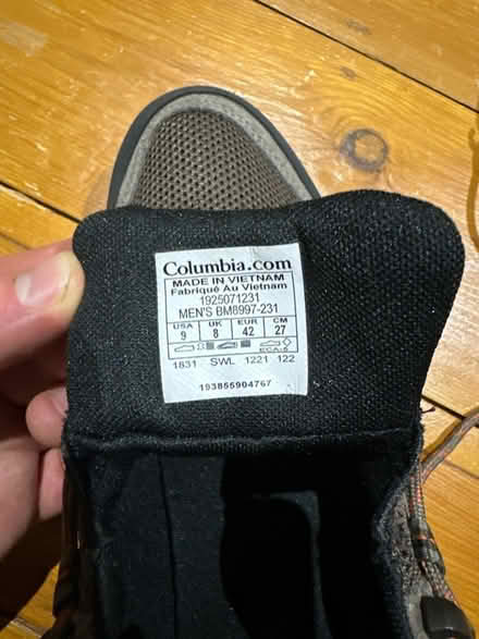 Photo of free Columbia walking shoes (Balham) #2