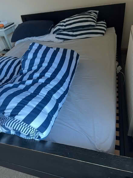 Photo of free Habitat large bed + mattress (BA2) #3