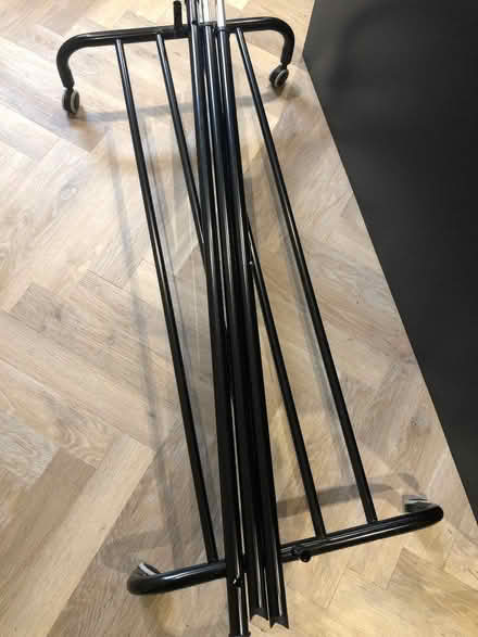 Photo of free Clothes rail on castors IKEA RIGGA (Stubbins) #1