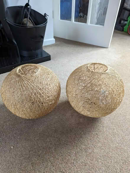 Photo of free 2 lamp shades (Shefford, Beds) #1