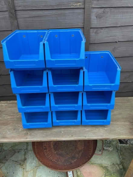 Photo of free 11 x Garage Wall Storage Bins (Redhill, Surrey RH1 2) #1