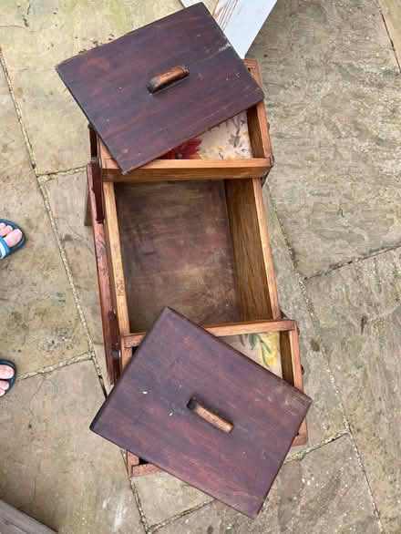 Photo of free Vintage wooden sewing box (Maidstone ME14) #3