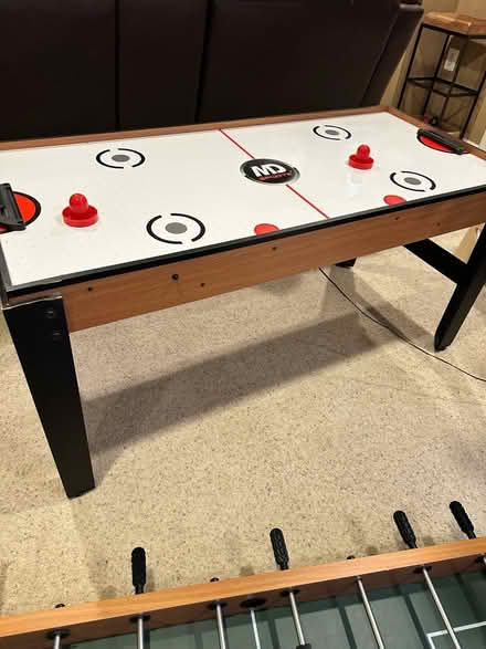 Photo of free Foosball + kids air hockey table (1 block from Dominion HS) #2