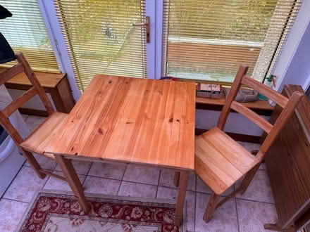 Photo of free Table & 2 chairs (Alnwickhill EH16) #1