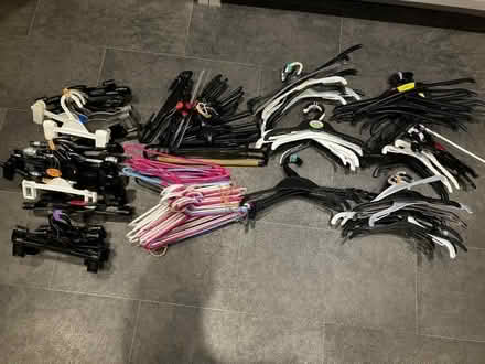 Photo of free Assorted child-size clothes hangers (World's End RH15) #1