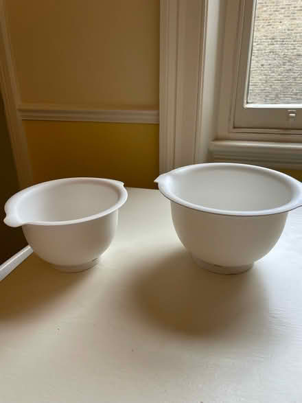 Photo of free Plastic mixing bowls (West Brompton, SW6) #1