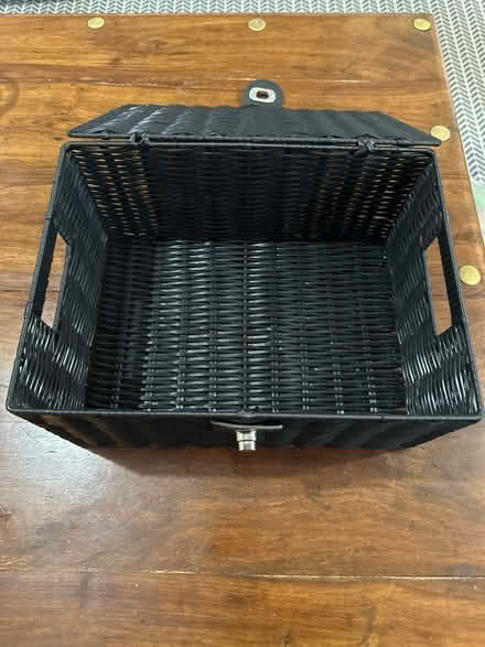 Photo of free Large wicker storage box (Balham) #2
