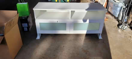 Photo of free White TV Stand (Sprague HS) #2