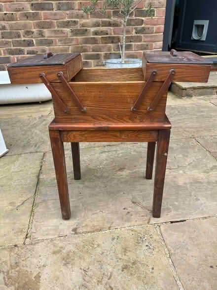 Photo of free Vintage wooden sewing box (Maidstone ME14) #2