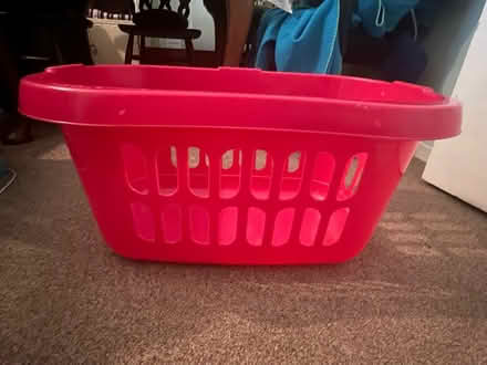 Photo of free Large plastic laundry basket (Upper Walthamstow) #1