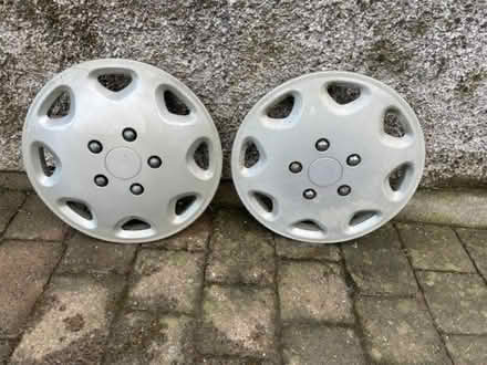 Photo of free Pair of 15 inch Autosleeper Trident wheel trims (Gatebeck LA8) #1