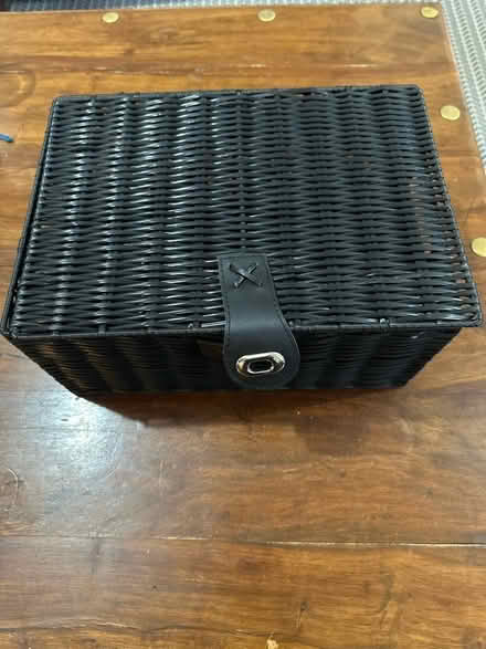 Photo of free Large wicker storage box (Balham) #1