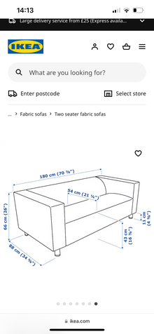 Photo of free Klippan sofa from IKEA (Clapham SW4) #1